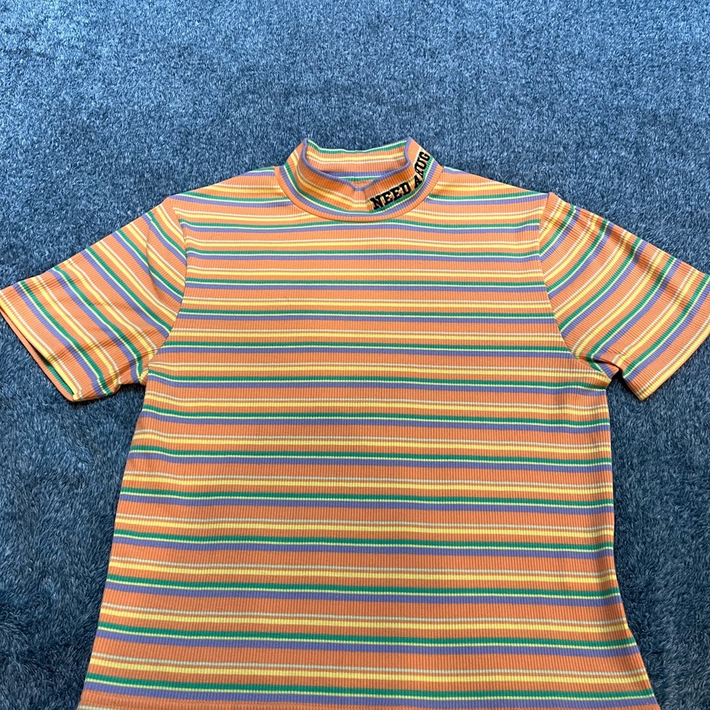 Teddy Fresh Multicolor Striped Turtleneck